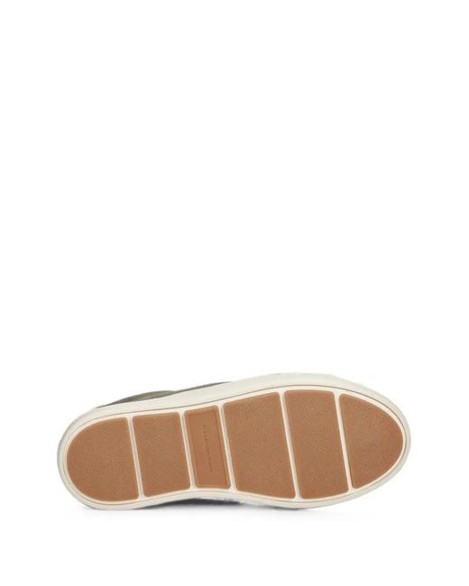 Alexander Smith Green Soho Suede Sneakers for men
