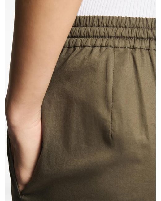 Fay Green Drawstring-Fastening Trousers
