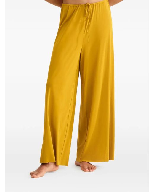 Eres Yellow Zelie Drawstring Trousers