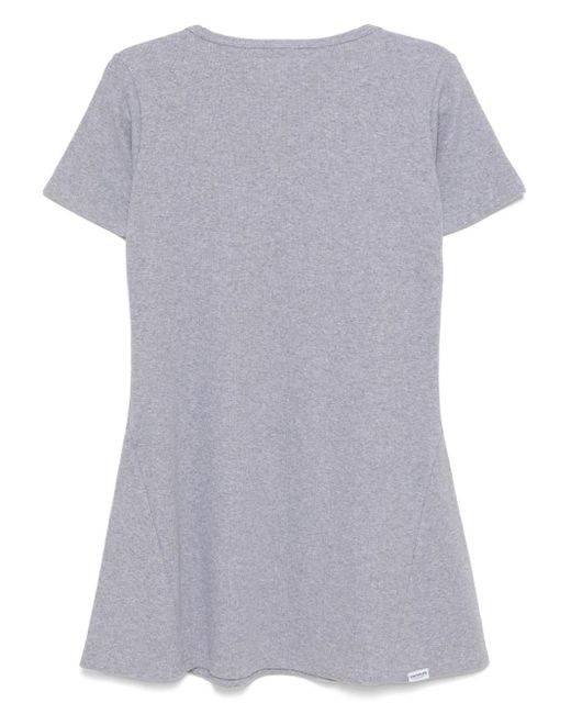 Chocoolate Gray Logo-Patch Dress