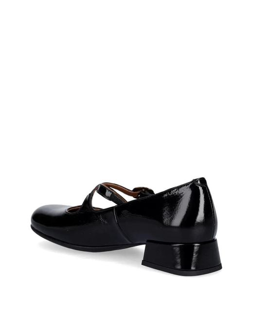 Fly London Black Buckle-Fastening Pumps