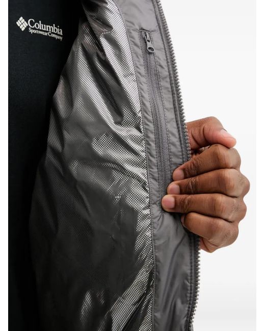 Columbia Gray Zipped Padded Jacket for men
