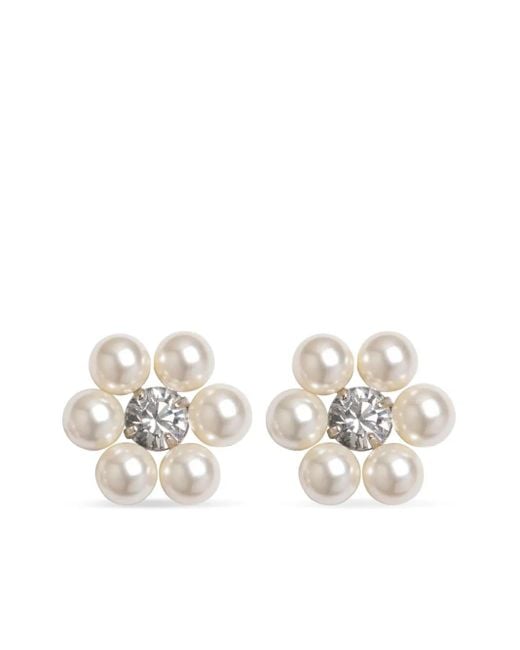 Jennifer Behr Zaya ピアス White