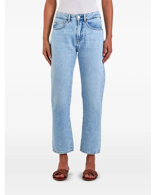 AG Jeans Blue Monte Cristo Straight-Leg-Jeans