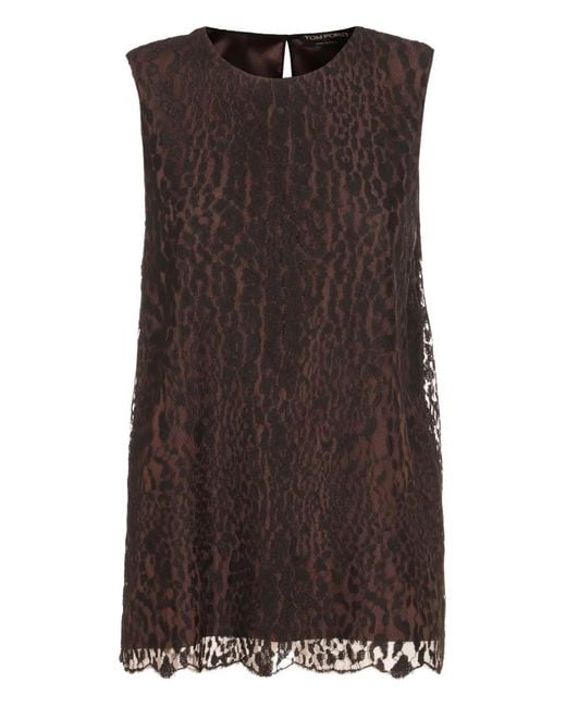 Tom Ford Brown Top _Vi Pa