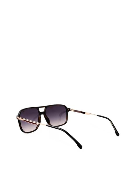 Carrera Black Rectangle-Frame Sunglasses for men