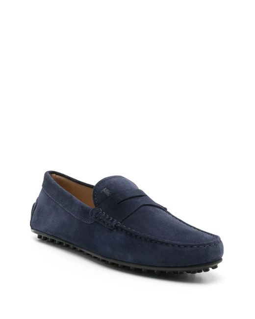 Tod's Blue Flat Shoes for men