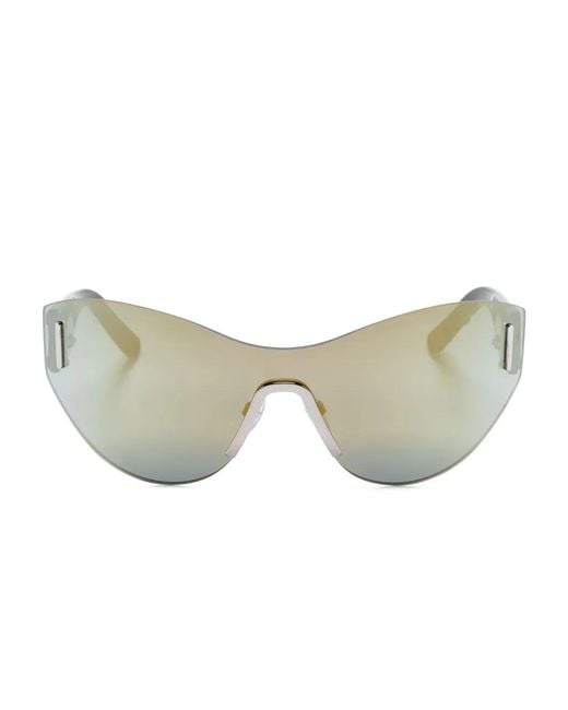 Marc Jacobs Gray Shield-Frame Sunglasses