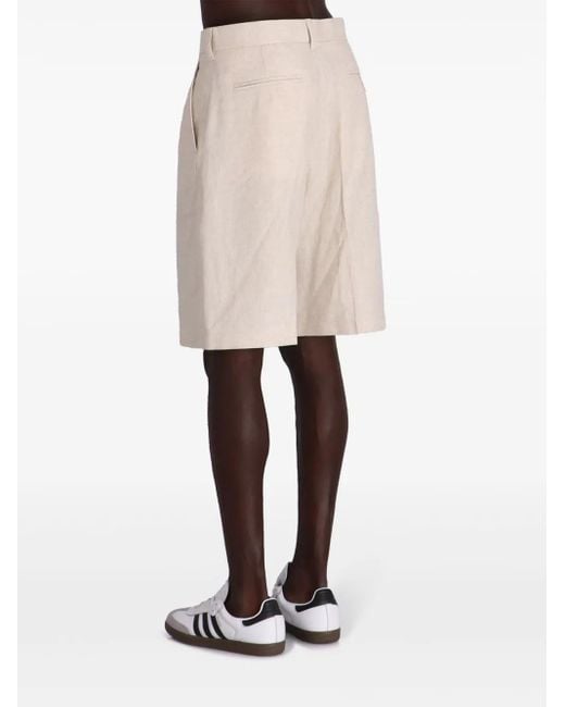 Jacquemus Le Short Melo Bermuda Shorts in het Natural voor heren