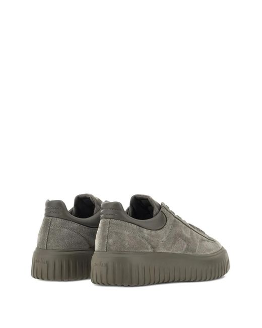 Hogan Gray H-Stripes Sneakers for men