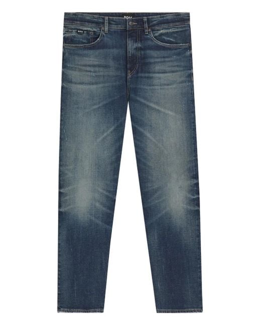 Vaqueros Con Efecto Degradado Boss de hombre de color Blue