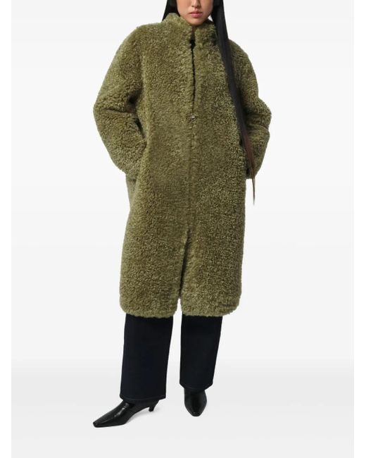 Apparis Green Jude Bouclette Coat