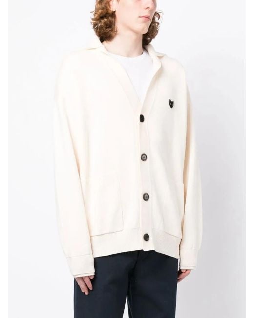 ZZERO BY SONGZIO Natural Cardigan Mit V-Ausschnitt