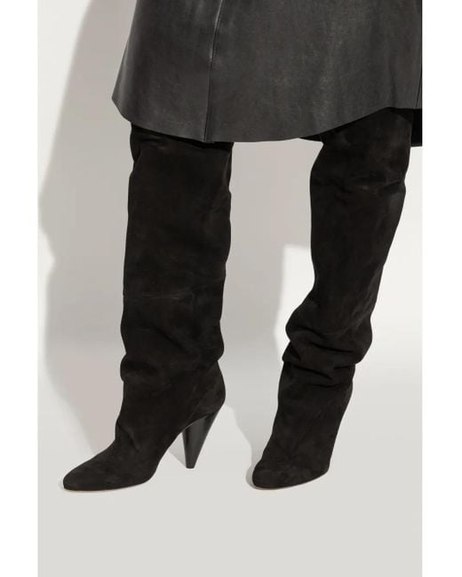 Proenza Schouler Black Leather Boots