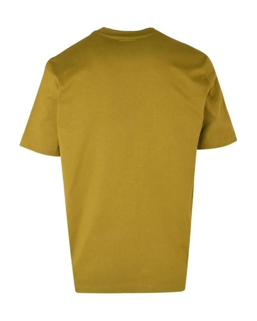 MSGM Yellow Patch T-Shirt for men