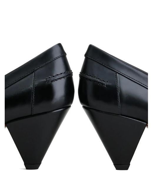 Tod's Black Pointed Leather Pumps