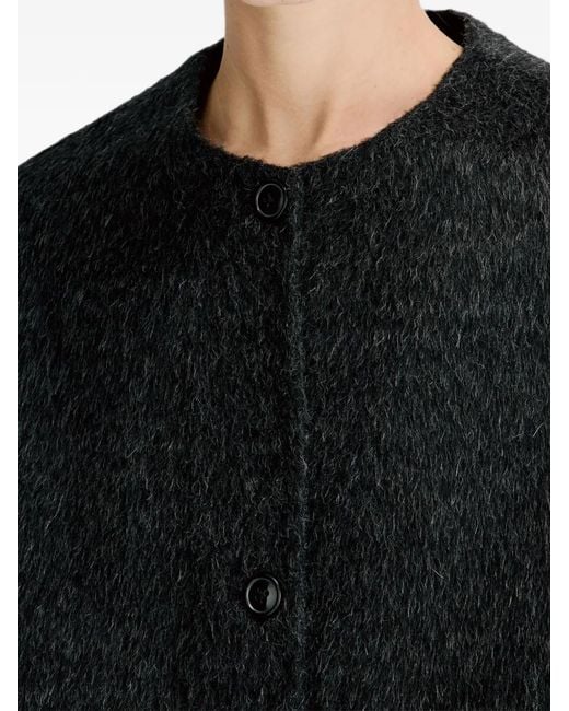 Loulou de Saison Black Orson Oval-Shaped Coat