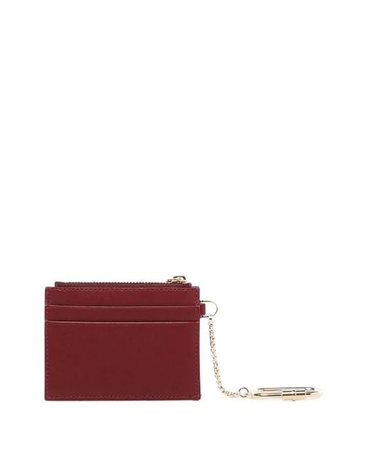 Porte-Carte Bourgogne À Porteclé Ferragamo en coloris Brown