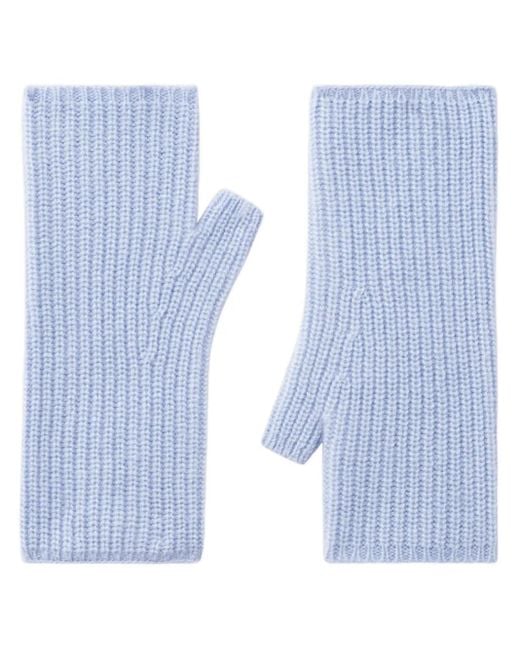 Pringle of Scotland Blue Cashmere Gloves