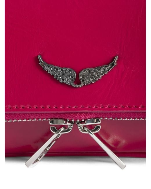 Zadig & Voltaire Red Rock Nano Vintage Patent