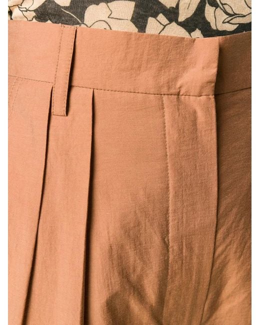 Nanushka Brown Reya Cropped Trousers