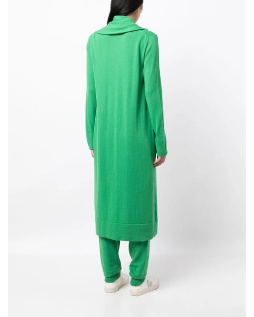Teddy Cashmere Green Venzia Open-Front Cashmere Cardigan