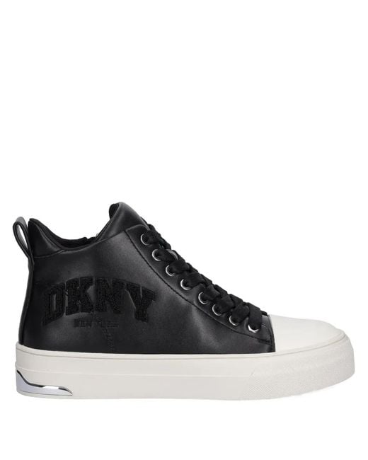 Sneakers Alte Con Logo 35Mm di DKNY in Black