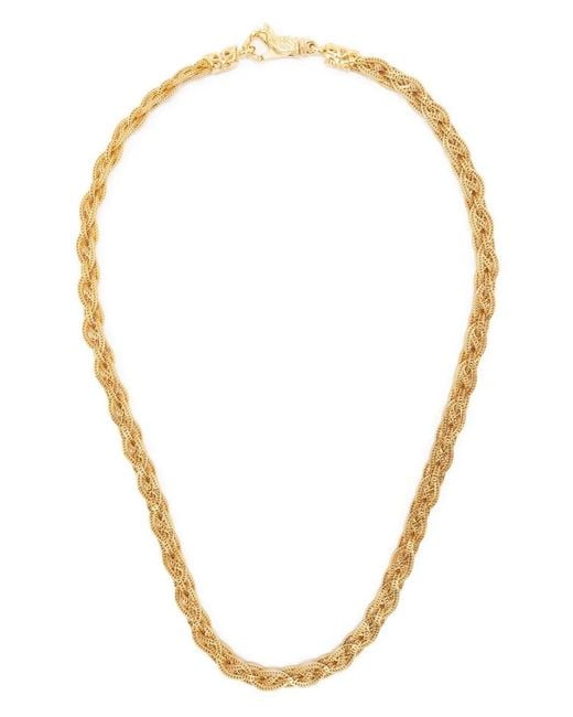Emanuele Bicocchi Metallic Plated Celtic Braid Necklace