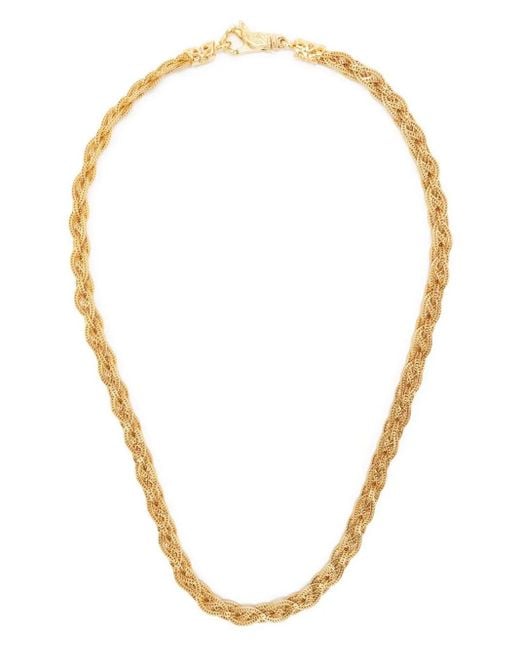 Collier En Plaqué À Design Tressé Emanuele Bicocchi en coloris Metallic