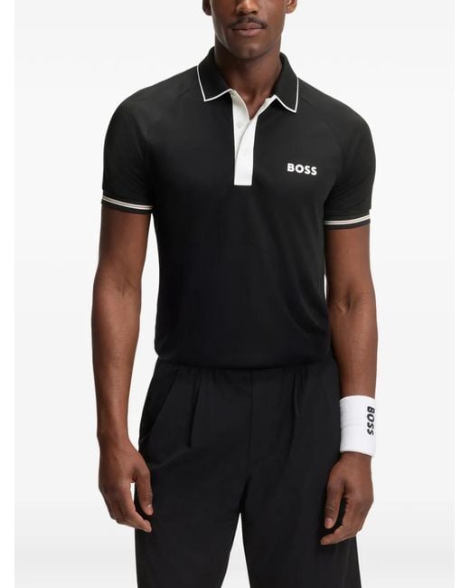 Boss Black Short-Sleeved Polo Shirt for men