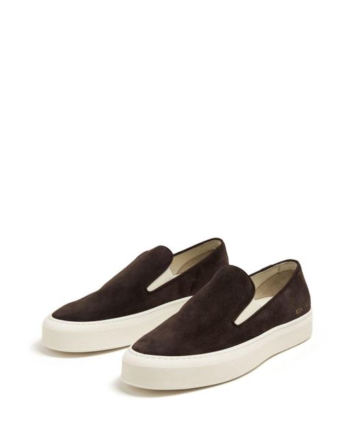 Common Projects Brown Suede Slip-on Sneakers for men
