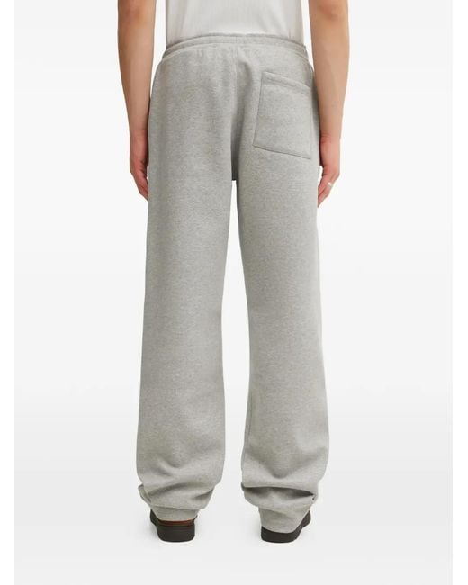 Daily Paper Gray Logo-Embroidered Track Pants for men