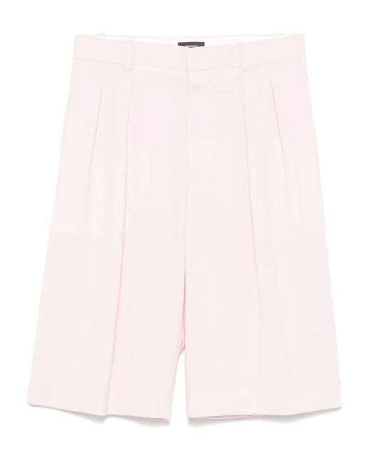 Wardrobe NYC Pink Low-Rise Shorts