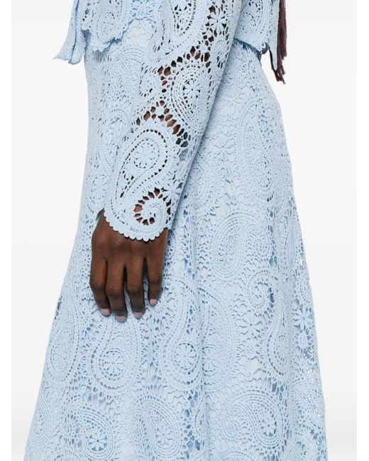 Paperlace Blue Lace Skirt