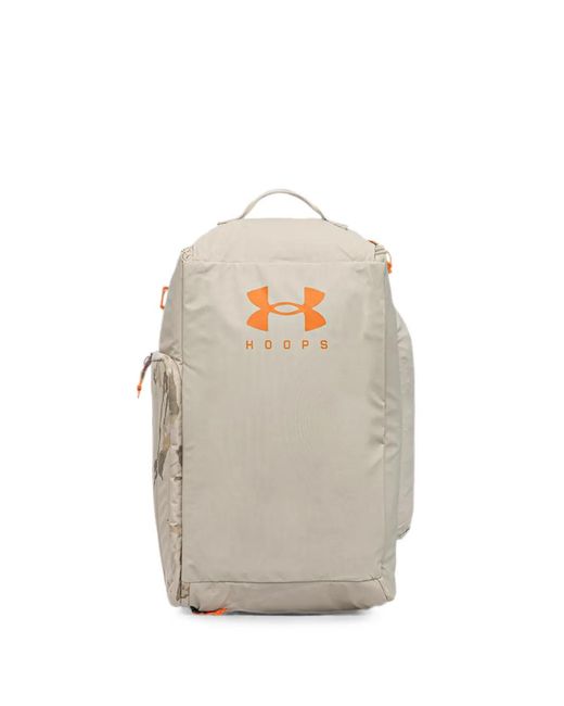 Under Armour White Camo-Print Logo-Print Holdall