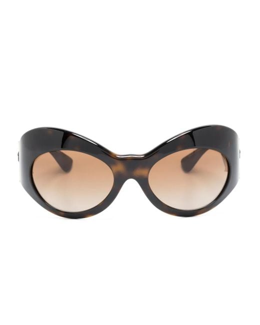 Versace Natural Medusa Shield-Frame Sunglasses