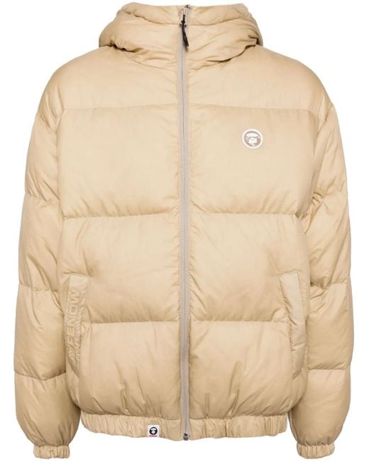 Veste Matelassée À Appliqué Logo Aape By A Bathing Ape pour homme en coloris Natural