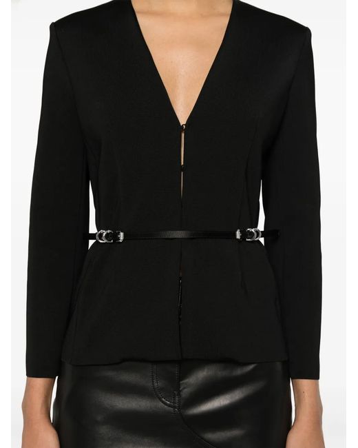 Givenchy Black Slim Fit Voyou Jacket