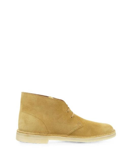 Clarks Natural Bottines Desert En Daim for men
