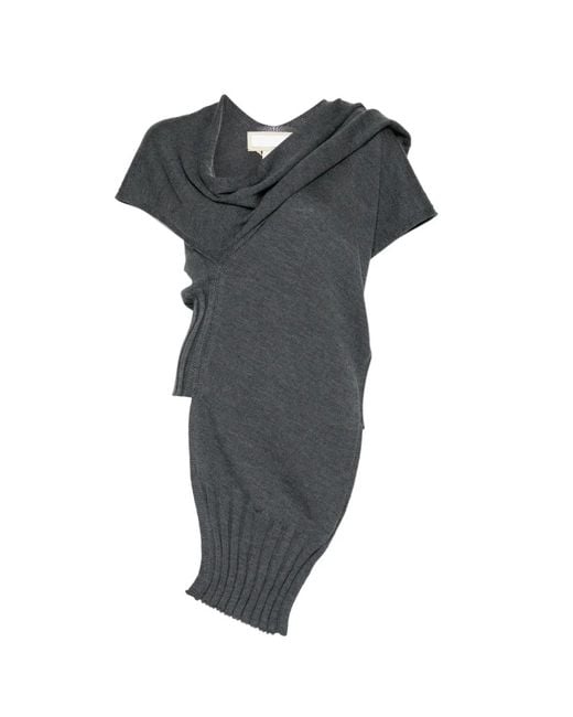 Litkovskaya Black Layered V-Neck Top