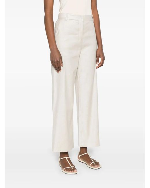 Max Mara White Toby Trousers
