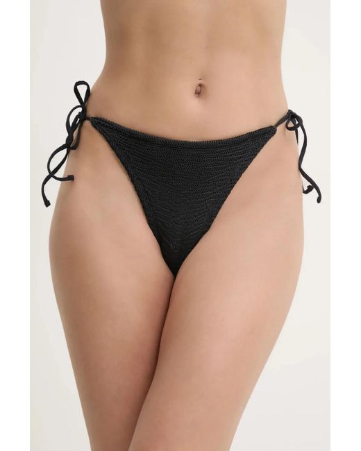 Bikini texturizado con lazos laterales Paramidonna de color Blue