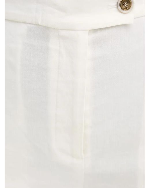 Pinko White Trousers
