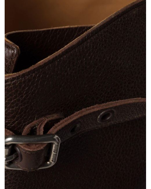 Miu Miu Brown Ankle Boots main image 1