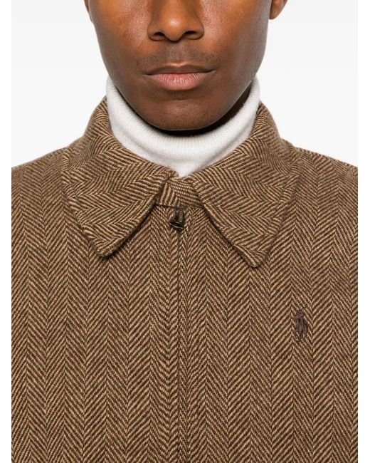 Polo Ralph Lauren Brown Patterned Jacket for men
