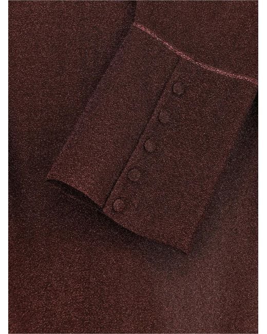 Oseree Brown Buttoned Shirt