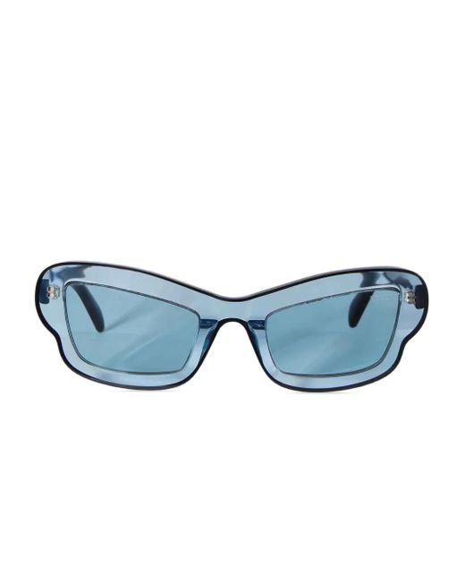 Occhiali Da Sole Geometrici di Emilio Pucci in Blue