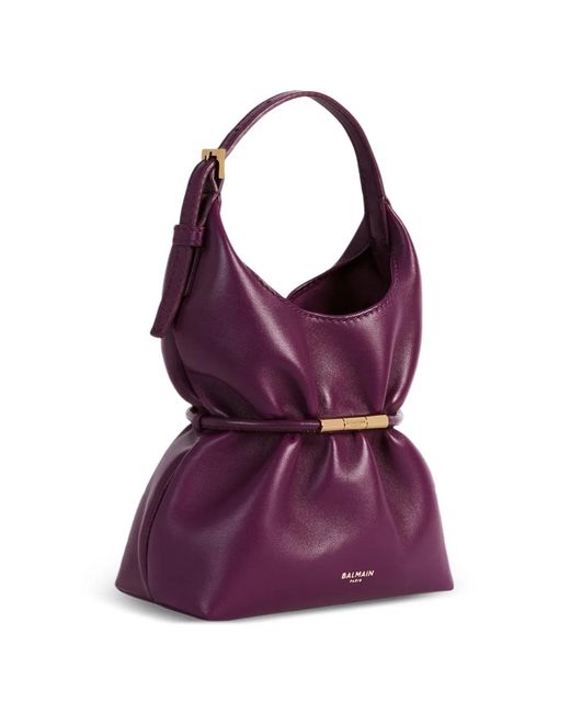 Balmain Purple Sphynx Mini Bag