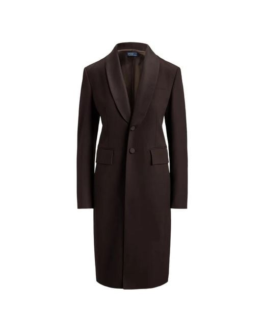 Polo Ralph Lauren Black Single-Breasted Coat