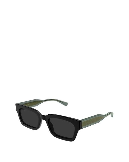 Gucci Black Square-Frame Sunglasses for men